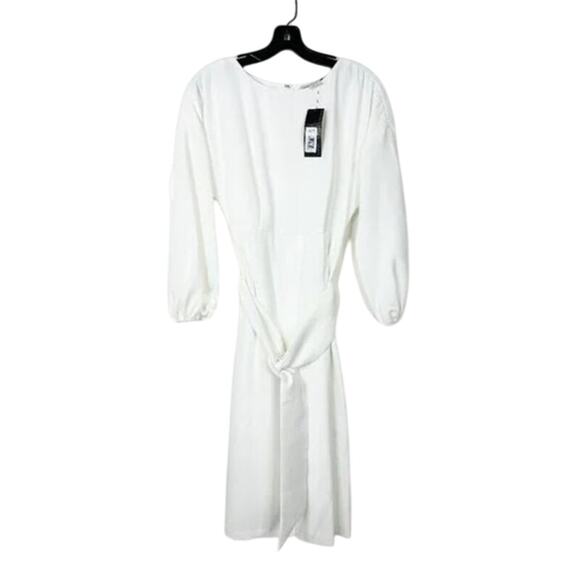 SACHIN + BABI Dress Size 18 / 18W Evening Gown NEW Annie Ivory Knee Length Sash - Picture 5 of 13